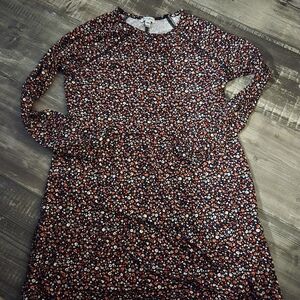 love, Fire Multicolor Floral Kids Dress